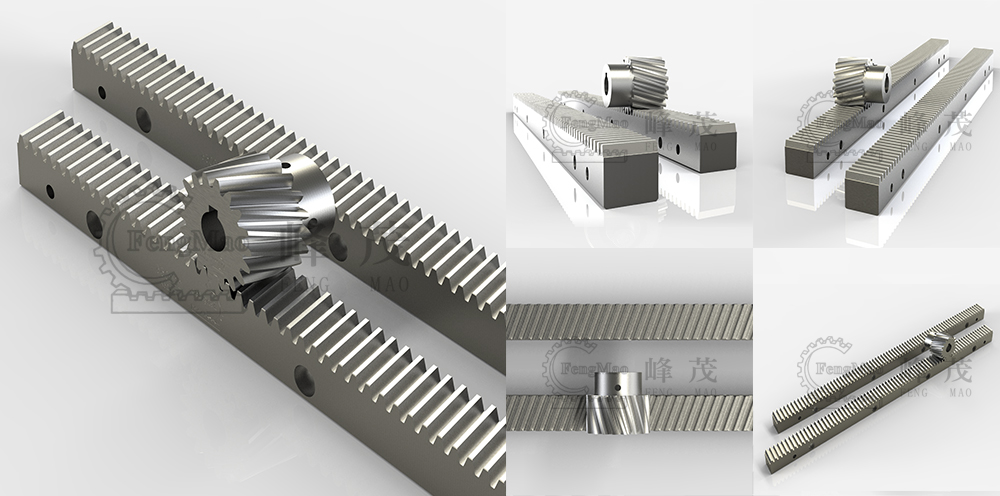 高精度研磨磨齒斜齒條模數1.5-10產品展示